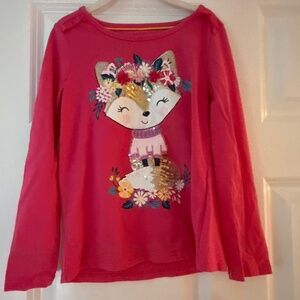Isaac Mizrahi hot pink long sleeve top